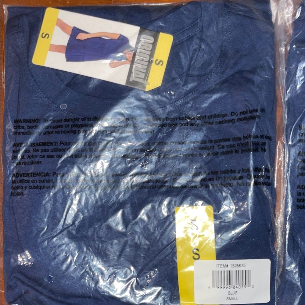 Nicole Miller Tiered Short Sleeve Dress in Blue - Picture 4 of 6